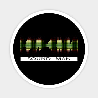 Sound man audio engineer Magnet